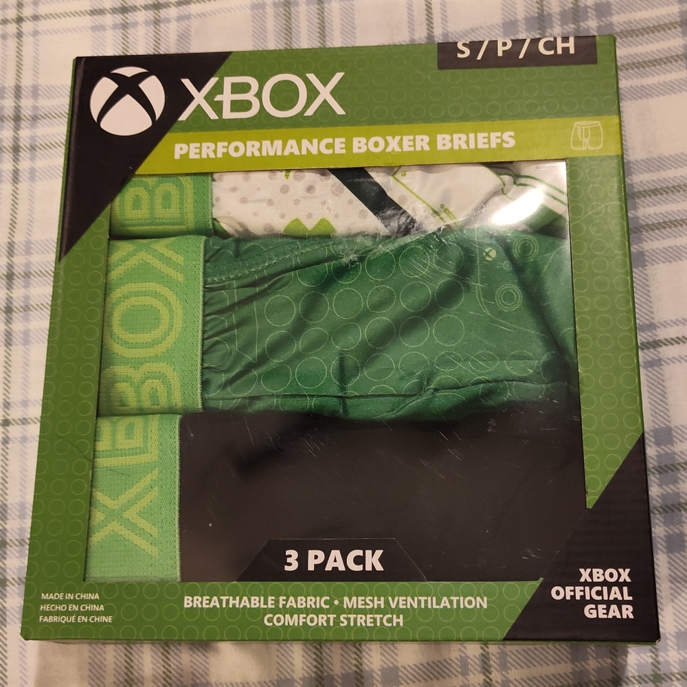 NEW! Xbox 3pk Boxer Briefs Sz Small